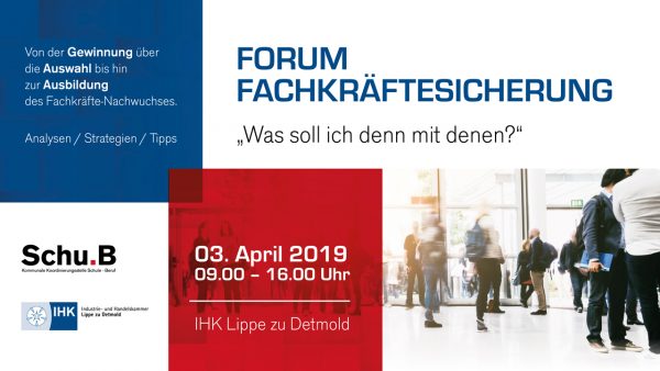 Forum Fachkräftesicherung am 3. April 2019