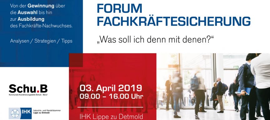 Forum Fachkräftesicherung am 3. April 2019