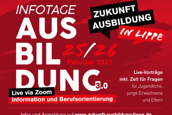 Jetzt Anmelden: Infotage Ausbildung 3.0 - digital