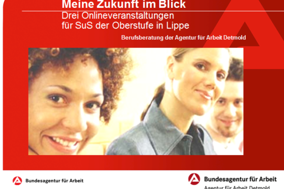 Meine Zukunft im Blick - Drei Onlineveranstaltungen für Schülerinnen und Schüler
