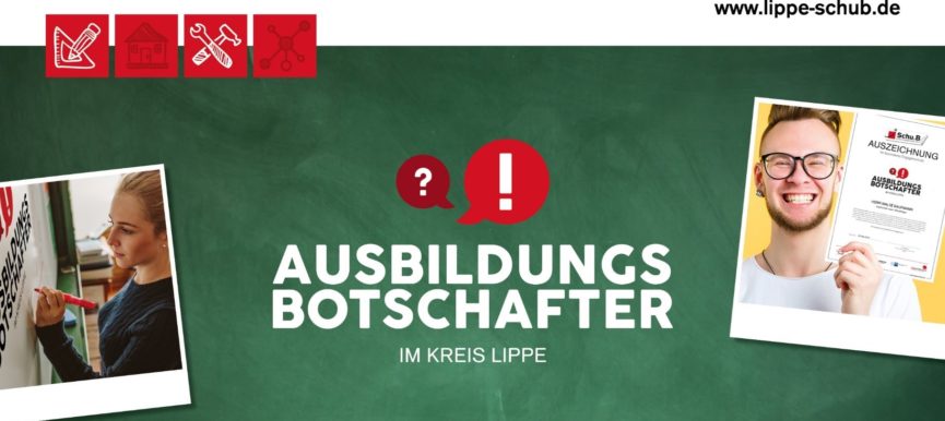 Hier anmelden zur Auszeichnung der Ausbildungsbotschafter 2024