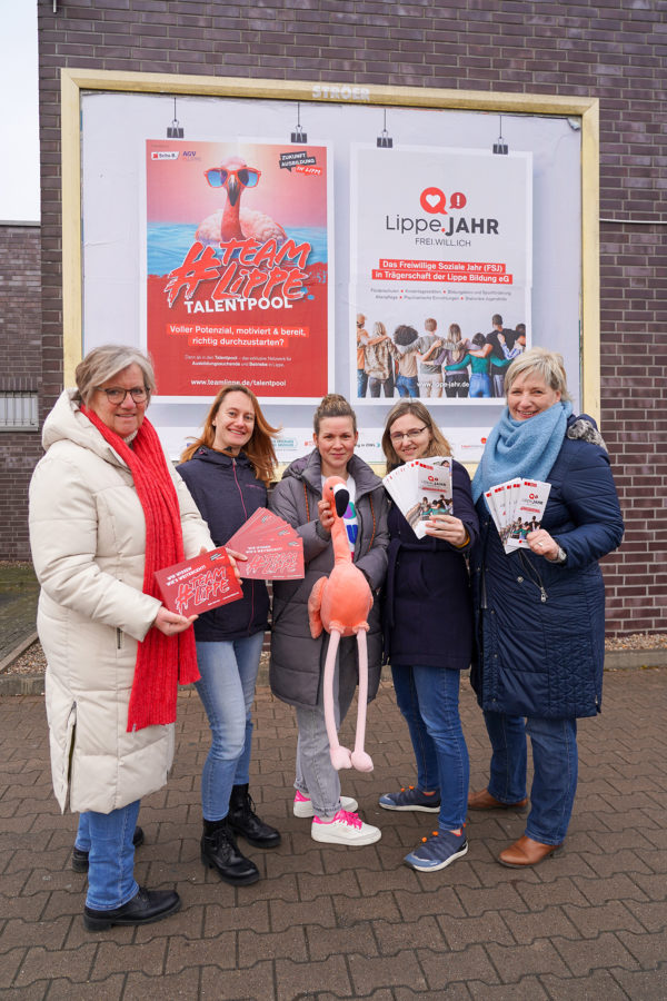 Plakatkampagne #teamlippe TALENTPOOL und Lippe.Jahr