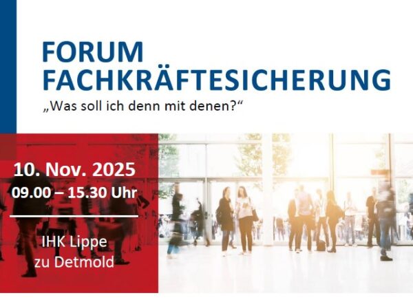 Forum Fachkräftesicherung am 10.11.25