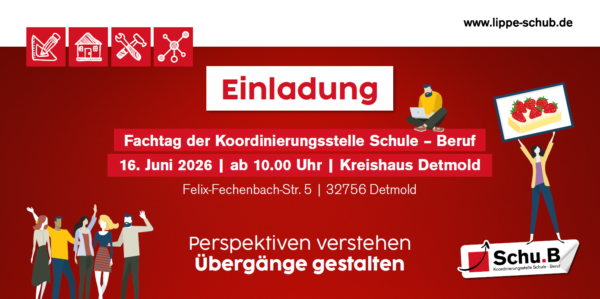 Jetzt anmelden zum Schu.B-Fachtag 2026: Perspektive verstehen – Übergänge gestalten